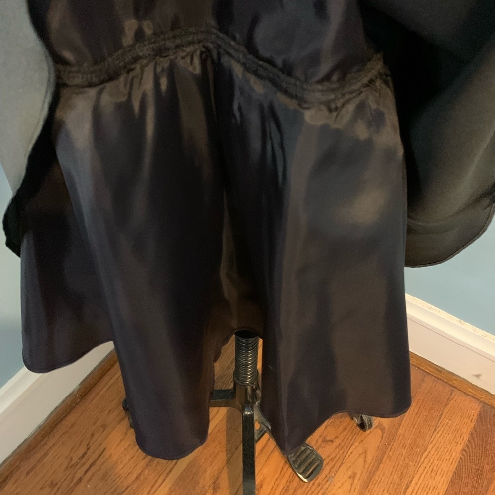 Vintage Laundry by Shelli Segal  black and red satin Cocktail Dress size 10 - Picture 9 of 13